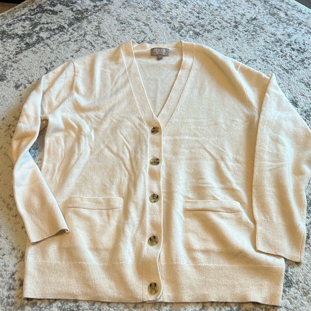 J Crew cashmere long cardigan